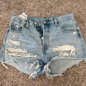 Levi’s 501 Ripped Shorts